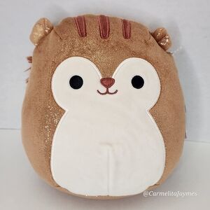 SAWYER 🐿 Brown Squirell Glitter Squad 2024 Original Squishmallow ☆ NWT ☆